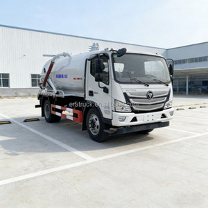 Camion d'aspiration des eaux usées Foton chinois haute pression 4x2, 10 m³ (15 m³) – Camion de transport des eaux usées par aspiration, prix usine, à vendre - Product Image 4