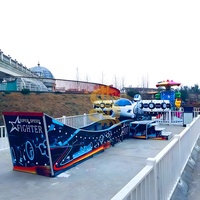 Manège Voiture Volante Électrique pour Enfants, Équipement de Parc d'Attractions, Centre Commercial Intérieur, Construction en Fibre de Verre et Acier 8/13