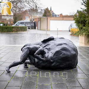 <span class=keywords><strong>Estatua</strong></span> de escultura de bronce de <span class=keywords><strong>cabeza</strong></span> <span class=keywords><strong>grande</strong></span> para decoración de jardín al aire libre, <span class=keywords><strong>estatua</strong></span> abstracta moderna de thomas lerooy - Product Image 4
