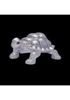 Figurine de tortue décorative en argent plaqué, faite à la main, durable, Vastu Feng Shui pour la décoration de la maison, du bureau, cadeau de mariage, objet porte-bonheur