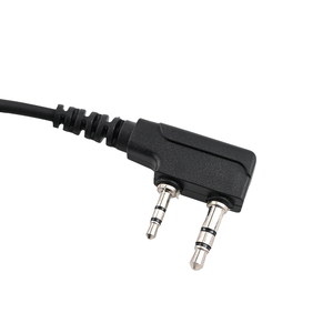 Auricular de micrófono de comunicaciones seguras para conducto de aire Baofeng UV5R para Kenwood TK3000 DM 1701 Walkie de control de vibración de garganta - Product Image 2