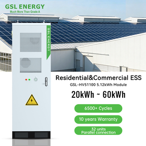 Batería de Almacenamiento de Energía GSL ENERGY con Certificación Estadounidense 9540 60KWh, Sistema de Refrigeración por Aire, Conexión a Red/Aislada de la Red, Batería Solar Industrial - Product Image 3