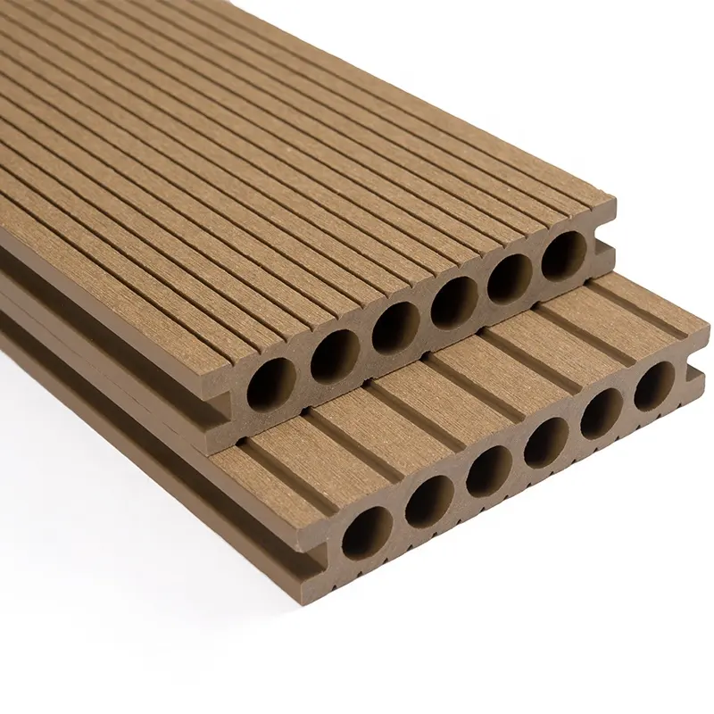 पुनः प्रयोज्य लकड़ी की बनावट कीट प्रतिरोधी लकड़ी के प्लास्टिक मिश्रित (wpc) डिकिंग बोर्ड