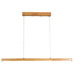 Lámpara Colgante Lineal Minimalista de Madera Maciza para Comedor, Isla de Cocina, Barra - Product Image 3