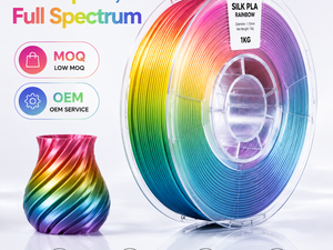 Filament PLA Soie Yiqiu3D Dégradé Arc-en-ciel 1,75 mm 1 kg, Filament d'impression 3D Soie Candy à Transition pour Bambu Lab Creality - Product Image 1