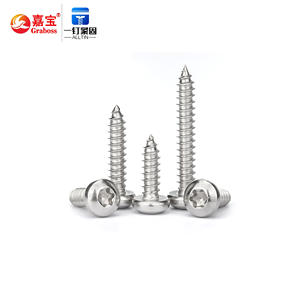 Haute qualité Offre Spéciale 304 acier inoxydable prune flûte tête cylindrique vis taraudeuse M2.9M3.5M3.9M4.8 - Product Image 3