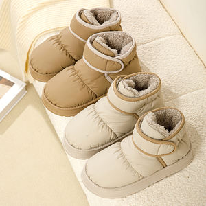 Botas de Nieve Cálidas Casuales para Mujer al por Mayor, Nuevas Botas de Nieve Sencillas, Impermeables, de Felpa, Cómodas para Caminar en Otoño e Invierno - Product Image 5