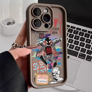 Thời Trang Mát <span class=keywords><strong>Spiderman</strong></span> Thiết Kế In Điện Thoại Trường Hợp Đối Với <span class=keywords><strong>iPhone</strong></span> 16 Cộng Với 15 14 13 12 Pro Max 11 XS XR Mềm Sốc Bảo Vệ Cover Quay Lại - Product Image 4