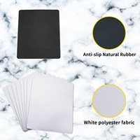 US Warehouse Bulk White Mouse Pad Sublimation Mouse Pads Blanks Custom Mouse Pad Sublimation Blanks Desk Mat Non Slip Bottom