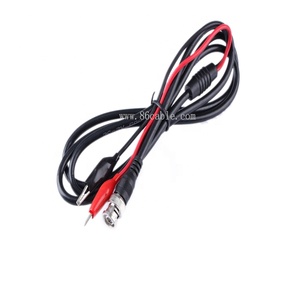 מותאם אישית bnc מחבר בננה כפול תקע מחבר בננה כפול מחבר בדיקה כבל למכונה - Product Image 4