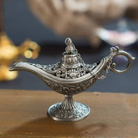 Lampe de conception d'usine encens arabe brûleur en laiton coffret cadeau de voiture décor en métal diffuseur d'aromathérapie