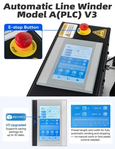 Tự động điện dòng spooling Máy PLC với màn hình cảm ứng và mô-men xoắn cao động cơ cho Baitcasting quay cuộn thông thường - Product Image 3