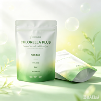 Sachets personnalisés en plastique refermables anti-odeur pour poudre de matcha