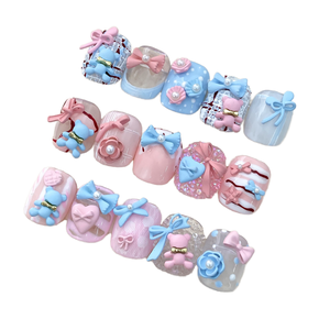 Adorno de Uñas 3D con Lazo Plateado, 10 Piezas, Decoración de Lazo, Mariposa, Cinta y Diamantes de Imitación para Arte de Uñas, Manualidades, Joyería y Accesorios - Product Image 3