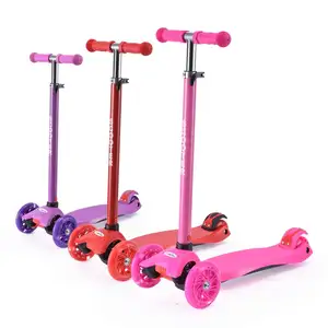 3-Wheeled Push Scooter With PU Light-Up 3 Wheels Kids Children Kick Scooter EN14619 Approved