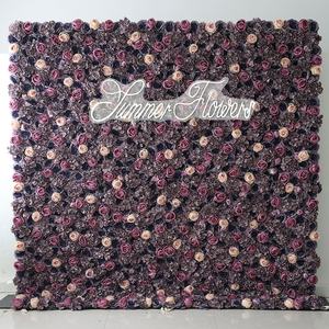 <span class=keywords><strong>Fondo</strong></span> de Pared de Flores Negras Simple y Cómodo para Decoración de Escenarios - Product Image 5