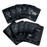 AT PACK 2024 Sac à café goutte à goutte à surface mate imprimé personnalisé avec filtre Sac à café goutte à goutte portable avec boîtes