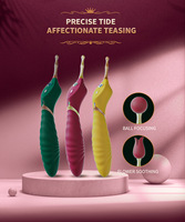 Vibratie-staafje voor vrouwelijke masturbatie, seksspeeltje dat het lichaam doordringt, intens orgasme, dubbele kop vibratie.