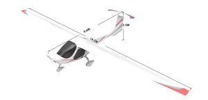 SHUIMAN JINSHAN Nouvel Hélicoptère en Fibre de Carbone Portée des Ailes 14,5 m Alimenté par Batterie Contrôle Télécommandé/Manuel/Autopilot 160 kg Evtol - Product Image 3