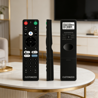 Télécommande vocale de remplacement Green Box MK032 avec code fixe et boutons personnalisés pour Smart TV et domotique