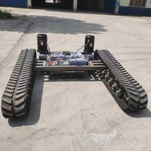 Chasis Eléctrico para Vehículos sobre Rieles, 48V 1000W, Motor Dual, Estructura de Acero al Carbono, Impermeable IP54, para Robótica y Exploración - Product Image 2