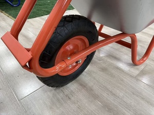 WB6415 <strong>150kg</strong> Loading 85L Metal Tray Industrial Wheelbarrow Heavy Duty <strong>Wheel</strong> <strong>Barrow</strong> - Product Image 4
