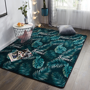 Lá Thiết Kế Nhung Mềm Mại Khu Vực Thảm Fluffy Thảm Cho Phòng Ngủ Thảm Cho Phòng Khách - Product Image 1