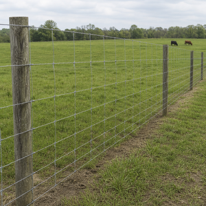 Clôture de bétail tissée galvanisée à chaud à haute résistance adaptée aux fermes et aux ranchs - Product Image 1