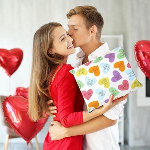 <b>Colorful</b> Conversation Heart Mailing Bag Pastel Self-Sealing Plastic Packaging <b>Envelope</b> Bag For Small Business - Product Image 6