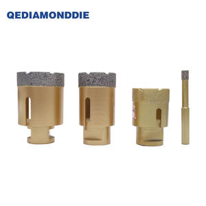 ดอกสว่านเพชรแบบบัดกรีสูญญากาศ10มม. ดอกสว่านเจาะแกนเพชรแบบแห้งสำหรับเซรามิก - Product Image 3