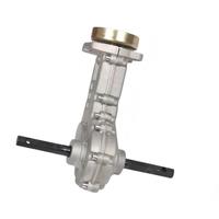 Boîte de vitesses coudée de rechange pour micro-cultivateur, transmission en alliage d'aluminium de 28 cm, ensemble d'entraînement avec interface supérieure 4-6 pour cultivateur rotatif