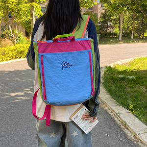 K2Pro Color Blocking Backpack 18 In Adjustable Straps For Outdoor Hiking Travel Unisex - Product Image 2