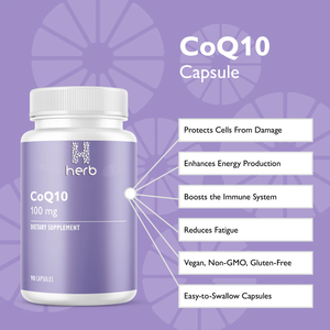 Suplemento Alimenticio de Marca Privada ODM/OEM, Coenzima Q10 a Granel, Polvo de CoQ10, Cápsulas Blandas de CoQ-10 para Adultos - Product Image 2