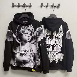 Мужская толстовка из 100% хлопка высшего качества, утяжеленная, в стиле стритвир, с надписью «THAT'S a AWFUL LOT of COUGH SYRUP» - Product Image 3