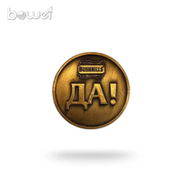 Épingle en métal bronze personnalisé Émail dur doux Technique Plaque d'immatriculation mexicaine Épingles à chapeau Badge d'État personnalisé Utilisation de souvenirs