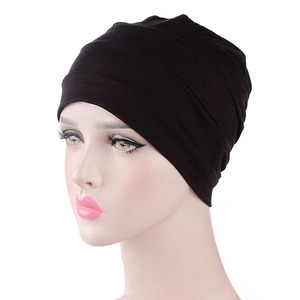 Turban en coton à imprimé doux pour femmes, casquettes Vintage, <span class=keywords><strong>Bonnet</strong></span>, intérieur Hijabs, casquette, musulmane, pour tête couverte, couvre-chef, collection - Product Image 4