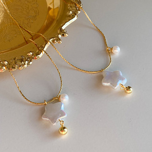 2025 haute qualité S925 <span class=keywords><strong>collier</strong></span> en argent Sterling baroque <span class=keywords><strong>perle</strong></span> étoile pendentif <span class=keywords><strong>collier</strong></span> breloque Unique concepteur <span class=keywords><strong>collier</strong></span> pour les filles - Product Image 1