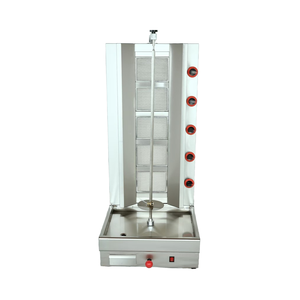 เครื่องทำแซนด์วิชเนื้อเคบับแบบหมุนได้มอเตอร์แก๊สอัตโนมัติใช้ในเชิงพาณิชย์แนวตะวันออกกลางและบราซิล - Product Image 2