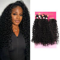 Anna Factory – Lot de mèches synthétiques en gros, kit de tresses au crochet douces et légères, cheveux à tresser pour femmes noires