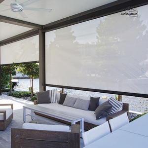 Pérgola Bioclimática de Aluminio de Alta Calidad para Exteriores, Cubierta Motorizada para Balcón con Marco de Madera y Lacado en Polvo, Arco Estilo Gazebo - Product Image 4