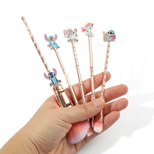 5 Chiếc Cọ Trang Điểm Hoạt Hình Dễ Thương Bộ Cọ Phấn Mắt Nền Hoạt Hình Kawaii Power Đáng Yêu Bằng Kim Loại Bán Sỉ - Product Image 6