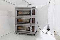 Panneau de commande numérique Four à pont pour la cuisson du pain et du poulet Équipement de cuisine à base de maïs Four 380V