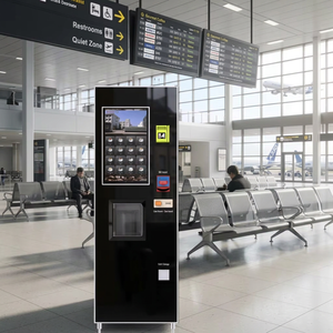 Máquina Expendedora de Café Automática con Pantalla Táctil de 21.5 Pulgadas, Pago sin Efectivo con <span class=keywords><strong>Tarjeta</strong></span> y Código QR, Sistema Inteligente de Grano a Taza para Uso Comercial - Product Image 1