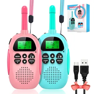 2023 New Mini Cute Child Portable Two Way Radio 3km Walkie Talkie For kids Camping/ Family/Children Gift