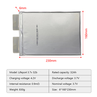 Batterie rechargeable haute capacité NMC Li-Polymère en pochette 3.7V 32Ah 76Ah 73Ah 58Ah 53Ah pour véhicules électriques, vélos électriques et stockage d'énergie