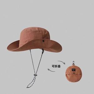 Quick Drying <b>Large</b> Wide Brim Bucket Hat Men Outdoor Fishing Trekking Jungle Sunblock Bucket Hats <b>Plain</b> Women - Product Image 1