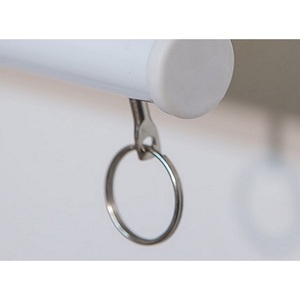 Tenda a Rullo Privacy e Tenda Verticale Parasole Opaca 1.2x2.3m Grigio Chiaro da Giardino in Alluminio e 100% Poliestere 1.7kg - Product Image 2