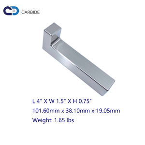 W90/w95 kích thước tùy chỉnh Buck Bar mật độ cao hợp kim nặng thiêu kết vonfram bucking Bar cho máy bay công cụ - Product Image 3
