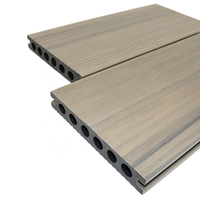 Revêtement de terrasse en composite bois-plastique (WPC) imperméable pour extérieur, prix de gros, plancher stratifié en parquet WPC