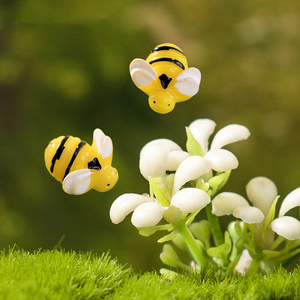 Mini 3D Flatback abeille charme embellissements animaux miniatures résine <span class=keywords><strong>abeilles</strong></span> artisanat pour thème fête décor Art bricolage artisanat décoration - Product Image 4